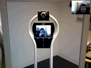 Staring at myself in the VGo Staring at myself in the VGo