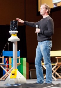 Colin Angle with iRobot AVA at google I/O 2011 Colin Angle with iRobot AVA at google I/O 2011